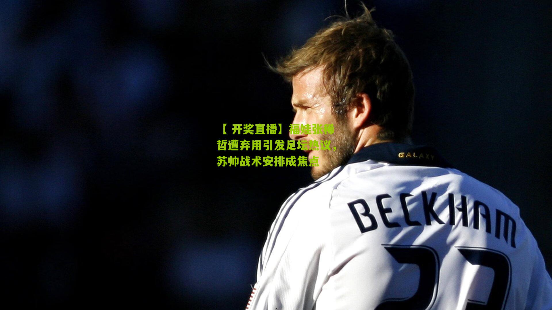 【 开奖直播】福娃张稀哲遭弃用引发足坛热议，苏帅战术安排成焦点